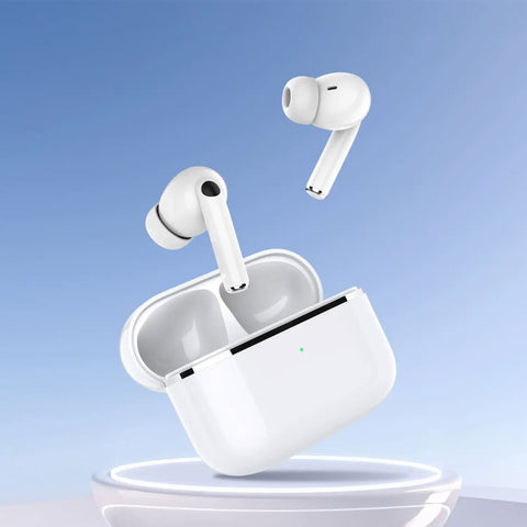 Pro 2 Wireless Earbuds White Bluetooth 5.3 ANC Touch Control Earbuds