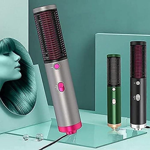 One Step Multifunctional Hot Air Comb Straight Dryer Portable Curler Straight Hair 3 In 1 Dryer Brush Styling Tool Hairdryer