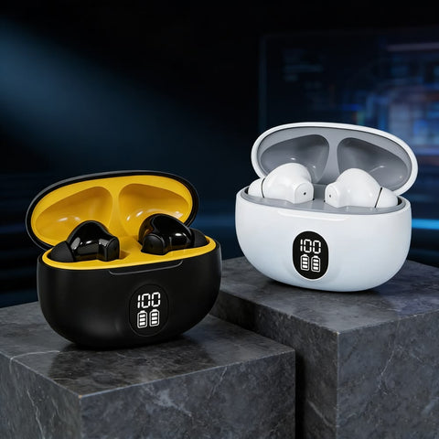 New -20%   Product image 1 Product image 2 Product image 3 Product image 4 Product image 5 Stereo Wireless Earbuds Bluetooth 5.2 HD Sound Touch Control Earbuds
