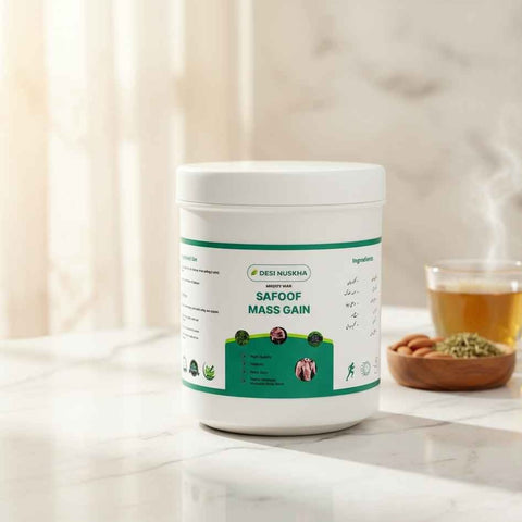 Safoof Body Mass Gain | Herbal Supplement | Natural Nourishment & Strength | Best Mass Gain Powder in Pakistan 200g