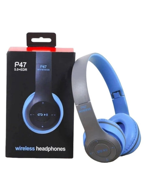 P47 Wireless Headphones Bluetooth Foldable Headset with FM Radio