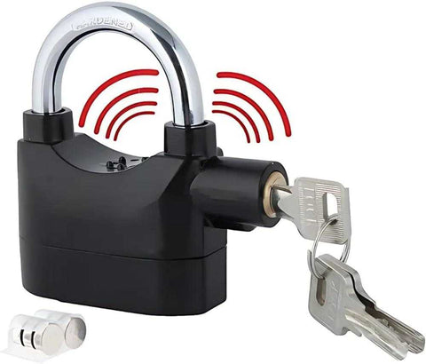 Anti-Theft Alarm Lock – 110dB Siren Heavy Duty Security Padlock