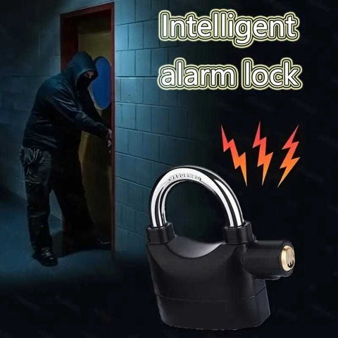 Anti-Theft Alarm Lock – 110dB Siren Heavy Duty Security Padlock